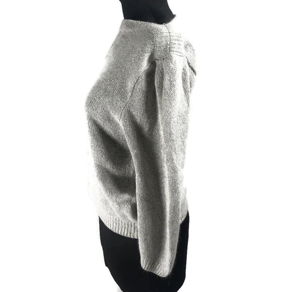Vintage Tally-Ho Gray Silk Blend Sweater - Picture 8 of 11